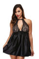 Пеньюар SEXY LACE BABYDOLL SET BLACK, S/M