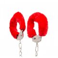 Оковы с мехом Ankle Cuffs, Red