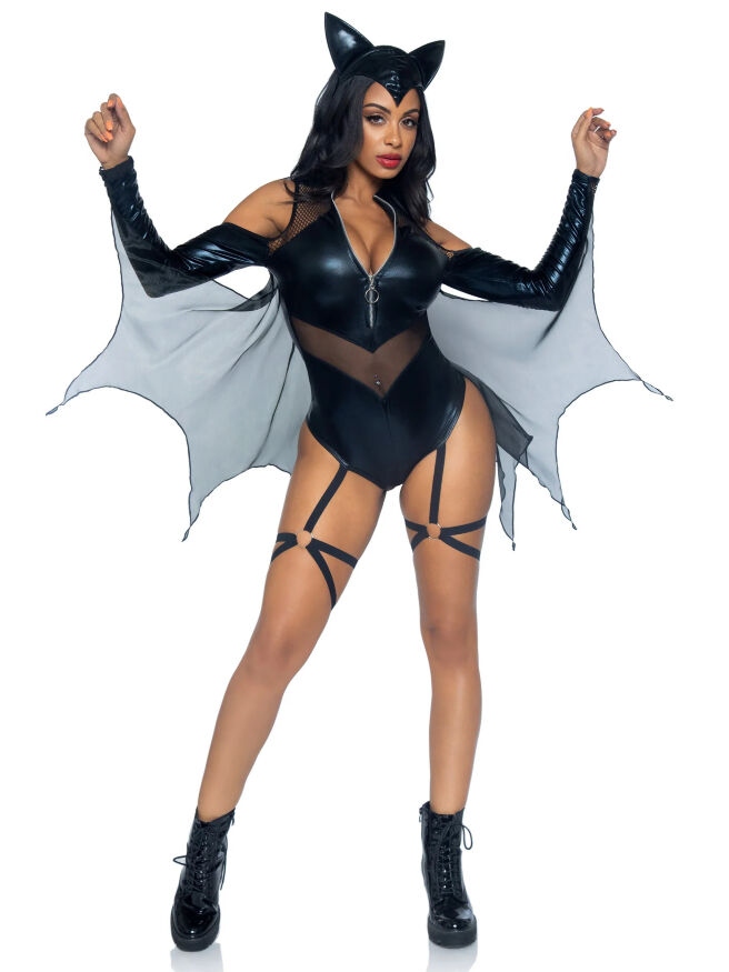 Костюм полуночной летучей мыши Leg Avenue Midnight Bat S