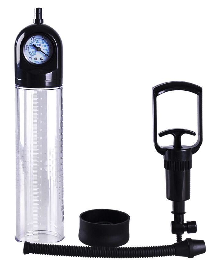 Вакуумна помпа з манометром CANWIN Penis Pump Men Powerup - P928