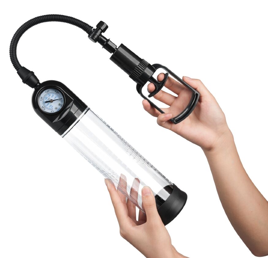 Вакуумна помпа з манометром CANWIN Penis Pump Men Powerup - P928