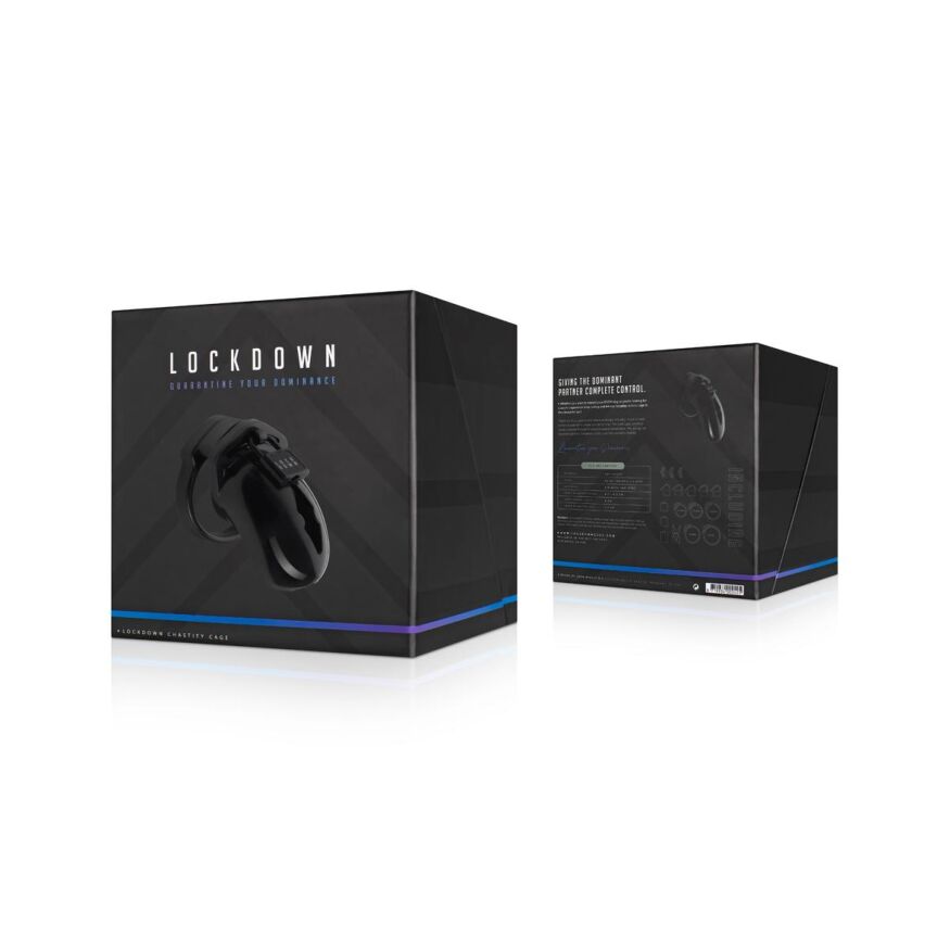  Пояс верности Lockdown Chastity Cage, S