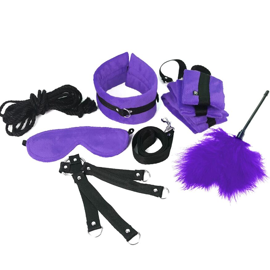 BDSM-набір Art of Sex  -  Soft Touch BDSM Set, фіолетовий, 9 предметів