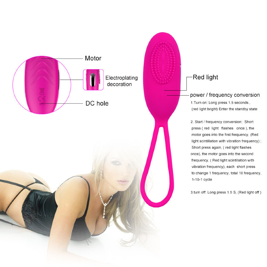 Вибромассажёр  Cara vibrating bullet 10 режимов вибрации цвет розовый