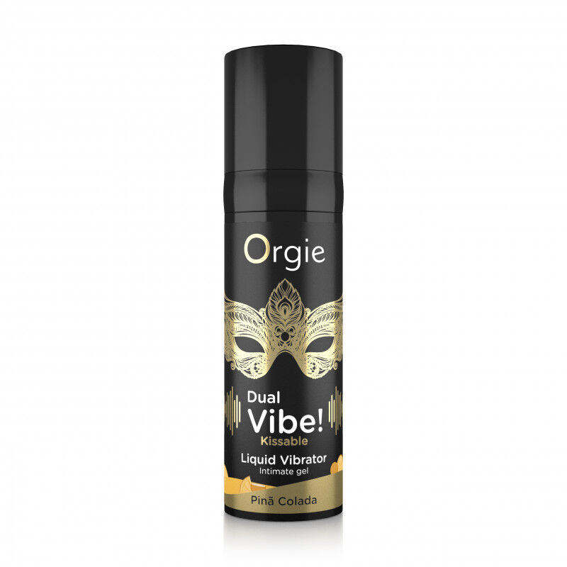 Жидкий вибратор коктейль Пина Колада DUAL VIBE!, 15 мл Orgie (Бразилия-Португалия)