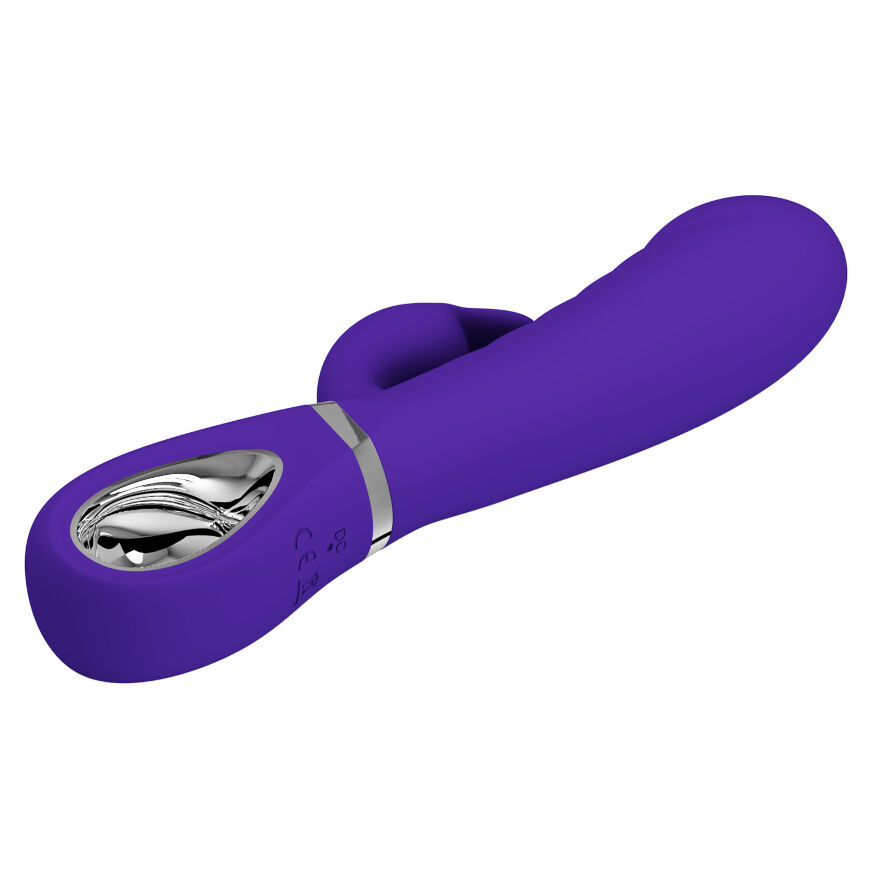 Ребристий вібратор Pretty Love - Prescott Purple, BI-014635-3