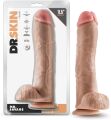 Фаллоимитатор гигант реалистик Blush Dr. Skin Mr. Savage на присоске, бежевый