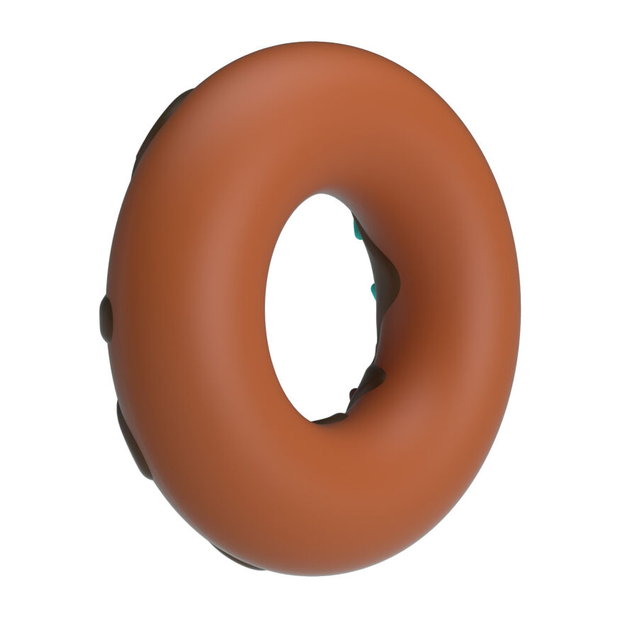 Ерекційне кільце Crazy Bull - Choco Super Donut Silicone Cock Ring, BI-210344