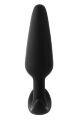 Анальний плаг чорний Dreamtoys FantASStic Smooth зі стопером у формі якоря, Large
