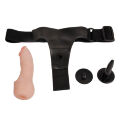 Страпон з насадкою із кібершкіри Ultra Passionate Harness, 16 см
