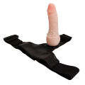 Страпон з насадкою із кібершкіри Ultra Passionate Harness, 16 см