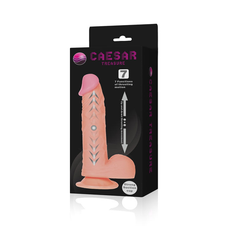 Вібратор реалістичний  - Cesar Treasure Thrusting Vibrator Flesh