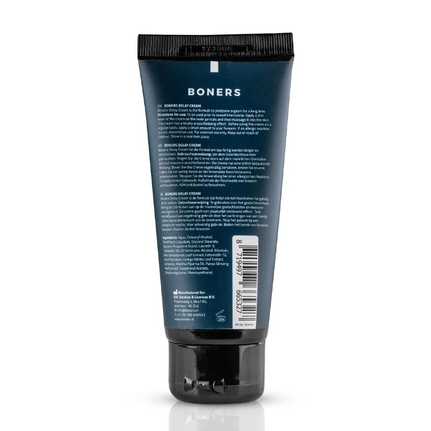 Пролонгатор Boners Delay Cream (мятая упаковка!!!)