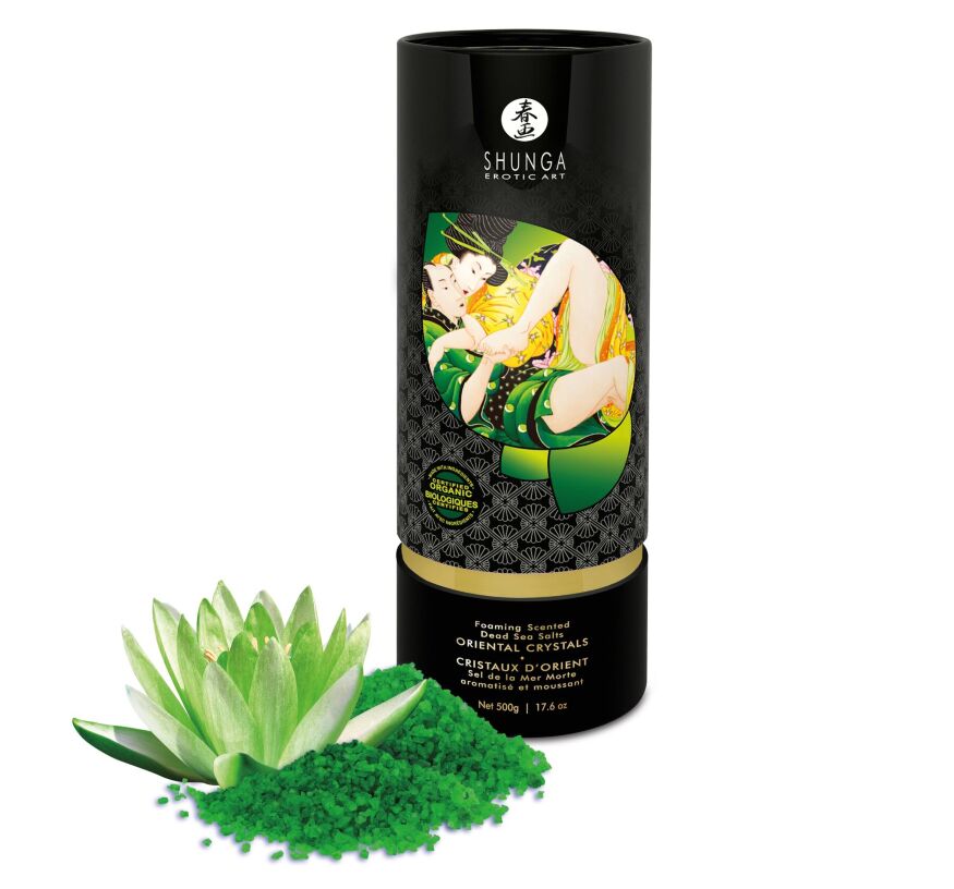 Сіль для ванни Shunga Oriental Crystals Bath Salts ORGANIC  -  Lotus Flower (500 г) сіль Мертвого моря
