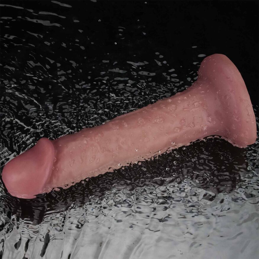 Реалистик с вибрацией - Vibrating Dual Density Power Cock 8''