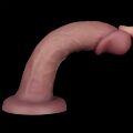 Реалистик с вибрацией - Vibrating Dual Density Power Cock 8''