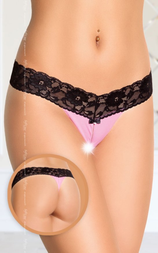 Жіночі стрінги - G-String 2409, pink - S/M