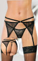 Пояс для панчіх - Garterbelt 3318, black - S/M