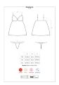 Бебидолл Obsessive Rosalyne babydoll &amp; thong red S/M