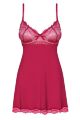 Бебидолл Obsessive Rosalyne babydoll &amp; thong red S/M