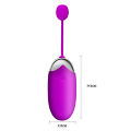 Смарт віброяйце - Pretty Love Abner Vibrating Egg Purple (App)