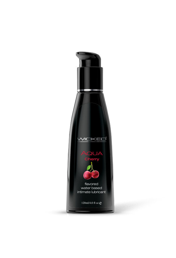 Съедобный лубрикант со вкусом вишни WICKED AQUA 120ML