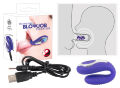 Інноваційний вібратор для пар Hi-tech - Rechargeable Blow Job Vibrator Purple