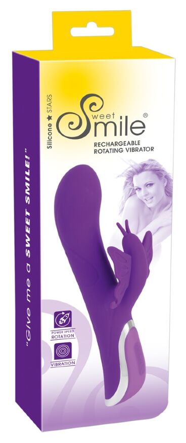 Вібратор - Sweet Smile Rechargeable Rotating Vibrator