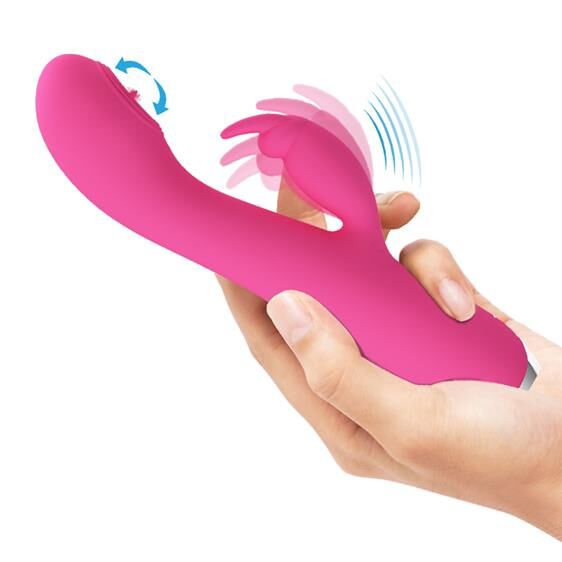 Багатофункціональний вібратор Pretty Love Rachel Licking Vibrator Magenta