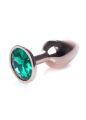 Анальна пробка - Jewellery Red Gold Plug Green