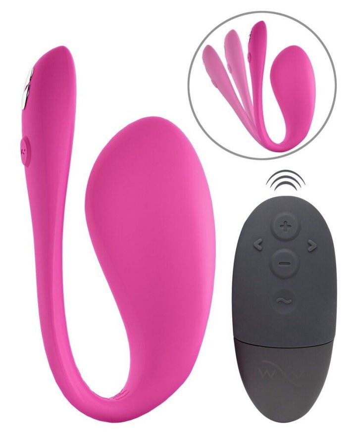Смарт-виброяйцо We-Vibe Jive 2 Electric Pink, пульт ДУ, до 4 часов работы