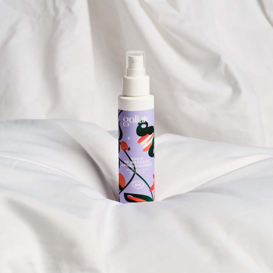 Массажное масло Goliate Huile De Massage Aphrodisiaque 100 мл, органическое, согревающий эффект