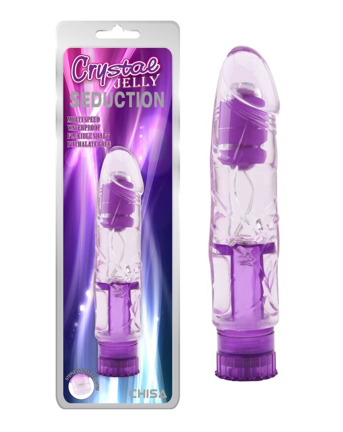 Вибратор CHISA Seduction Crustal Jelly - Purple, 291614