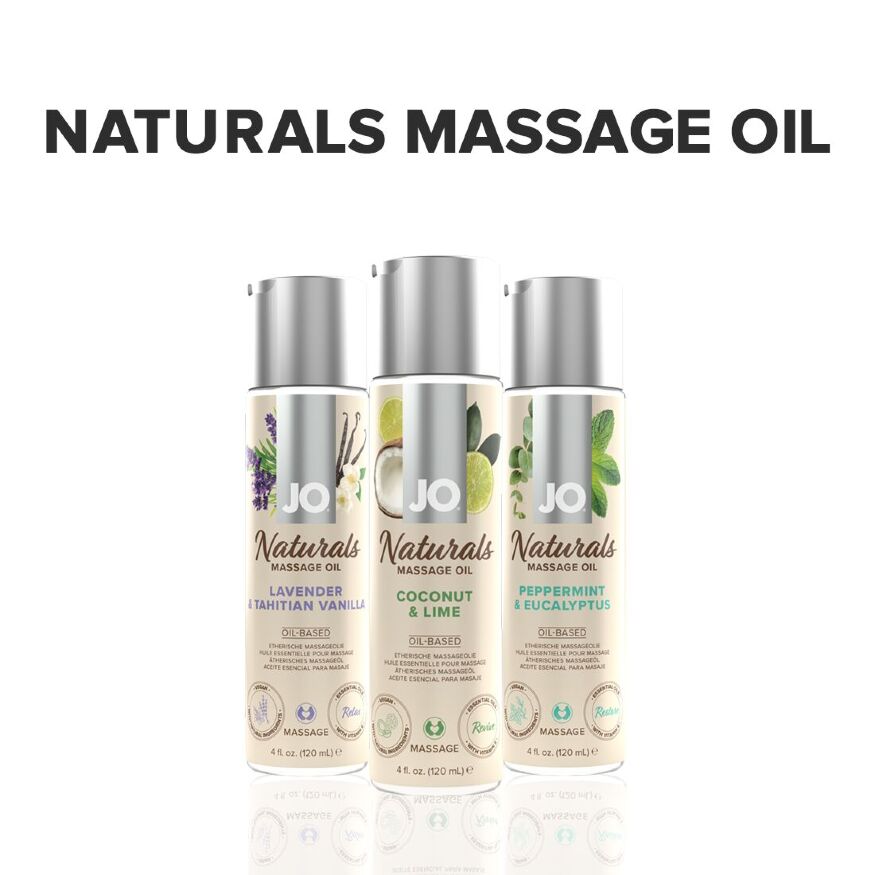 Массажное масло System JO - Naturals Massage Oil - Coconut &amp; Lime (120 мл)