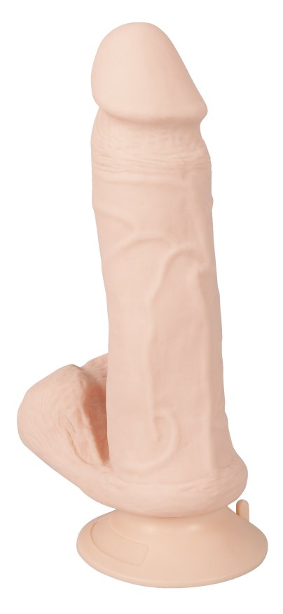 Реалистичный гнущийся RC-вибратор с шариками -Bendable RC Vibrator with Balls Nature Skin