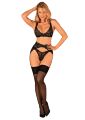 Obsessive Donna Dream - Эротический комплект белья, XL/2XL  (черный)
