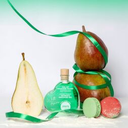 Массажное масло EXSENS With Desire Apple Pear 50мл разогревающее, без сахара, съедобное