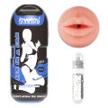 Оригінальний мастурбатор ротик у міцному пластиковому футлярі Sex In A Can Mouth Lotus Tunnel