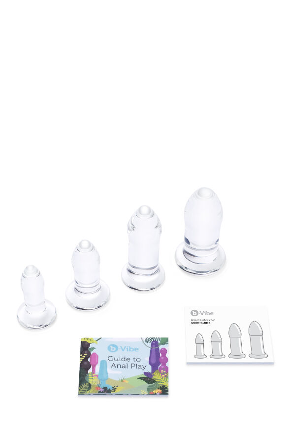 Набор стеклянных анальных расширителей b-Vibe ANAL DILATORS SET