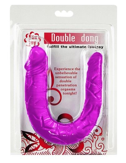 Двосторонній фалоімітатор - Double Dong Purple, 29,8 см