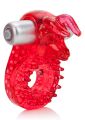 Вибро-эрекционное кольцо с быком CalExotics красное, 8.2 х 5 см