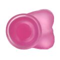 Фаллоимитатор с мошонкой - Jelly Studs Crystal Dildo Medium 7" Pink