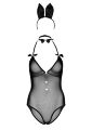 Костюм кролика Daring Intimates Classic Bunny, 3 предмети, чорний, S/M