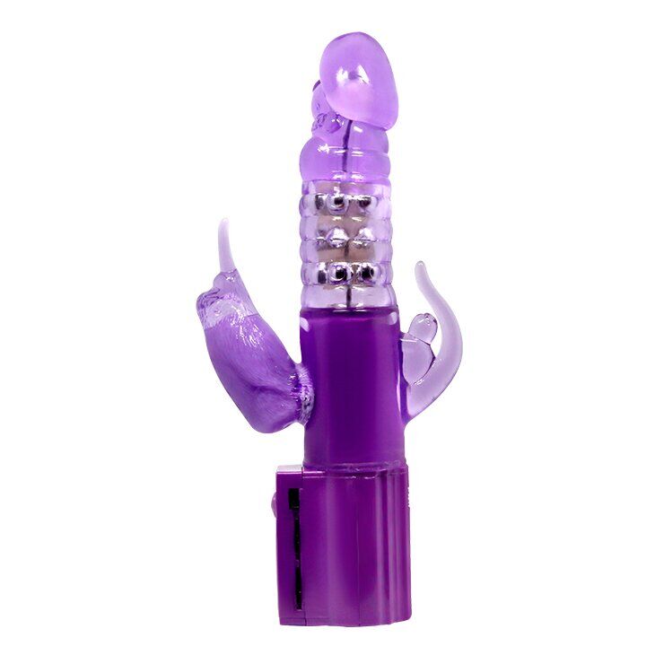 Вибратор с стимулятором клитора Cute Baby Vibrator, BW-004104SY