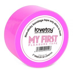 Фуксія стрічка для бондажу LOVETOY MY FIRST