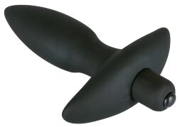 Анальна пробка з вібрацією - Black Velvet Vibrating Plug Small