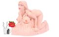 Мастурбатор мини-кукла Kokos Isabel Deluxe с вибрацией и массажем, один вход: вагина
