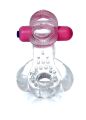 Ерекційне кільце - Tongue Vibro CockRing Clear