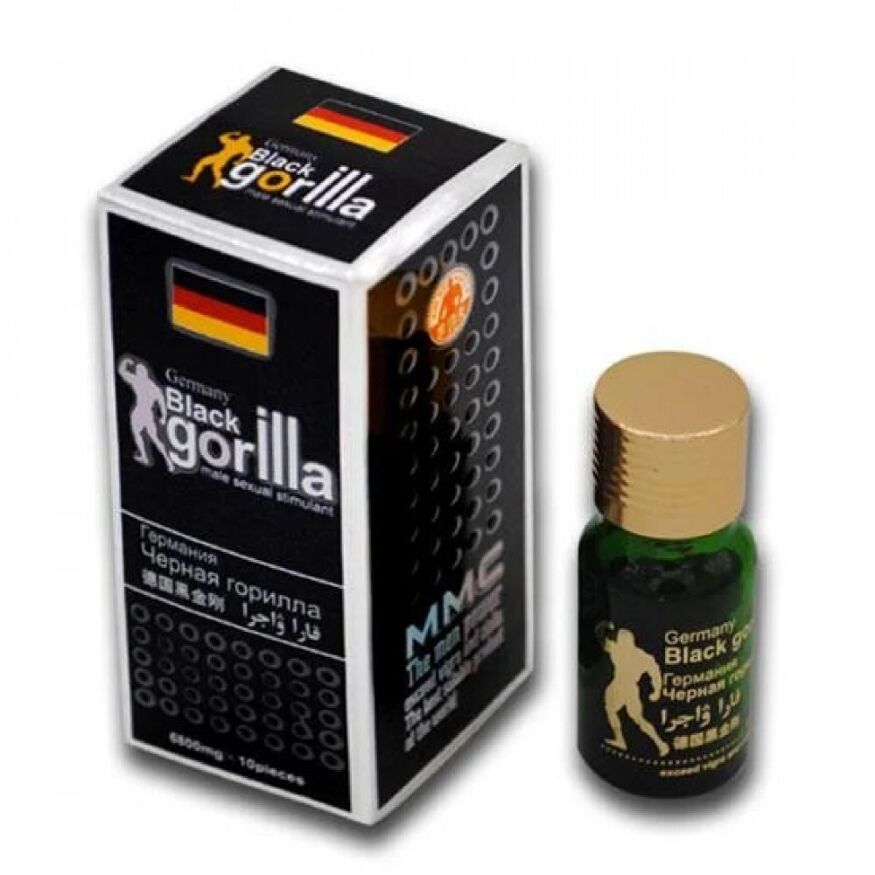 Таблетки Черная Горилла (black gorilla) 10 шт