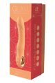 Вибратор ребристый Dream Toys Glam Flexible Ribbed Vibe, оранжевый